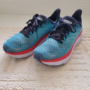 HOKA Clifton 8 light blue men's size 11.5
